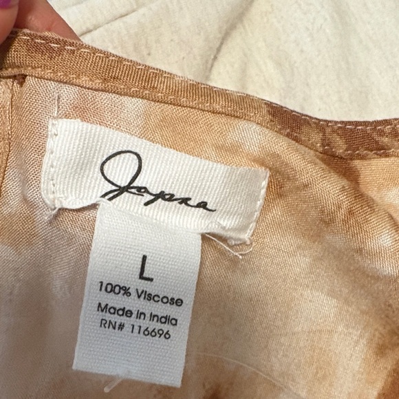 Japna Tan Patterned Maxi Dress - Picture 3 of 11